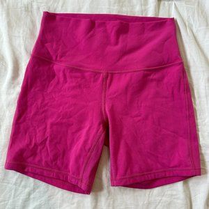 Lululemon Align High-Rise Short 6" in Sonic Pink